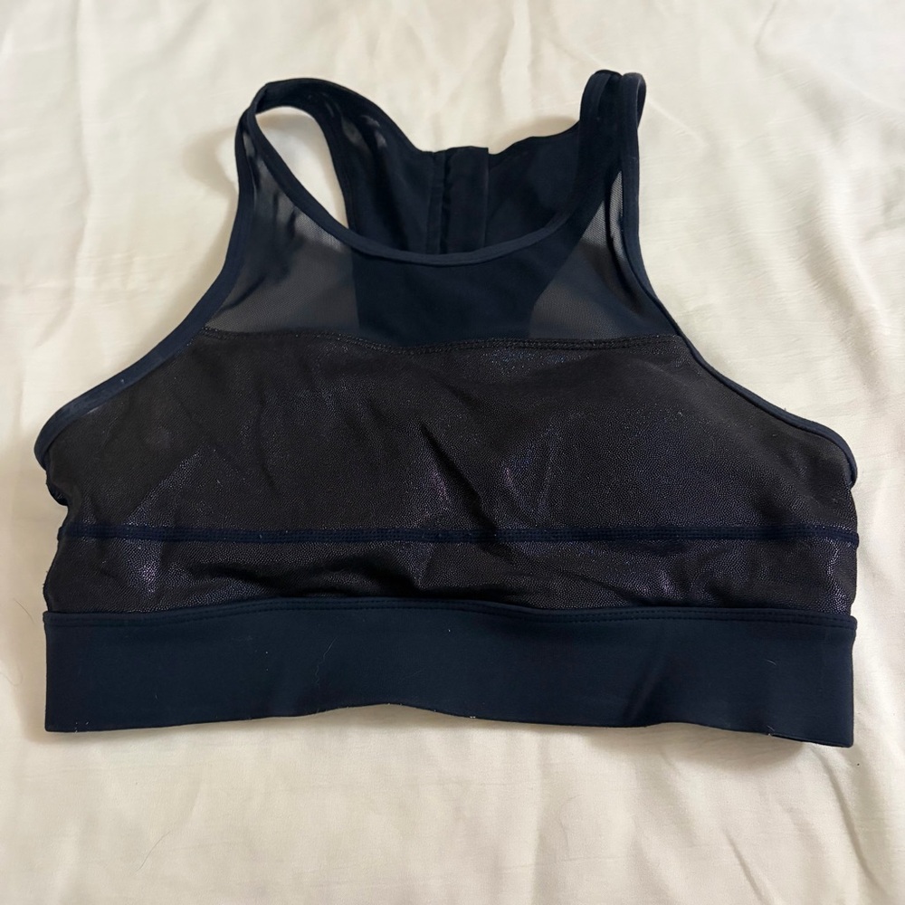 Zyia navy sparkle‎ active bra size S